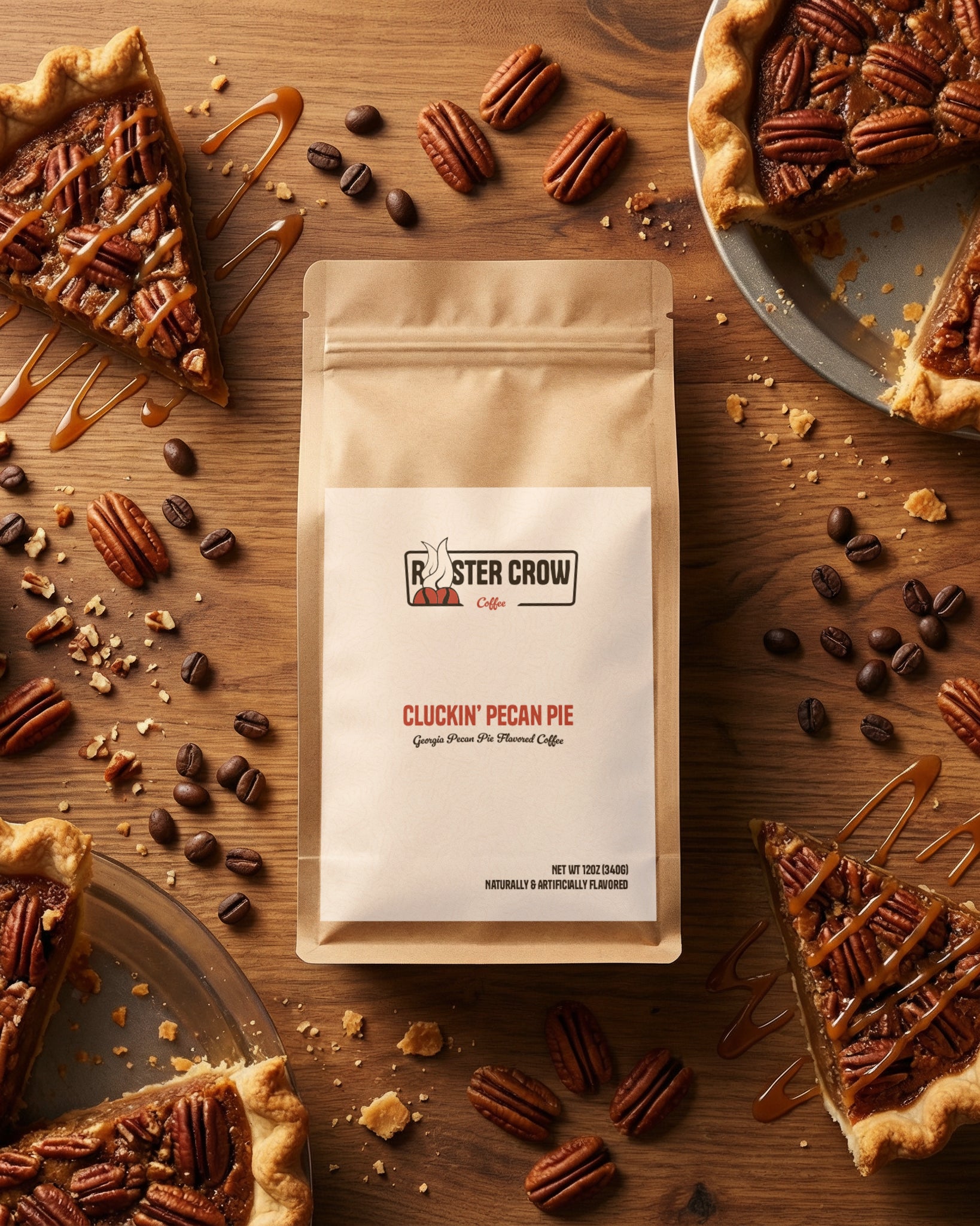 Cluckin’ Pecan Pie