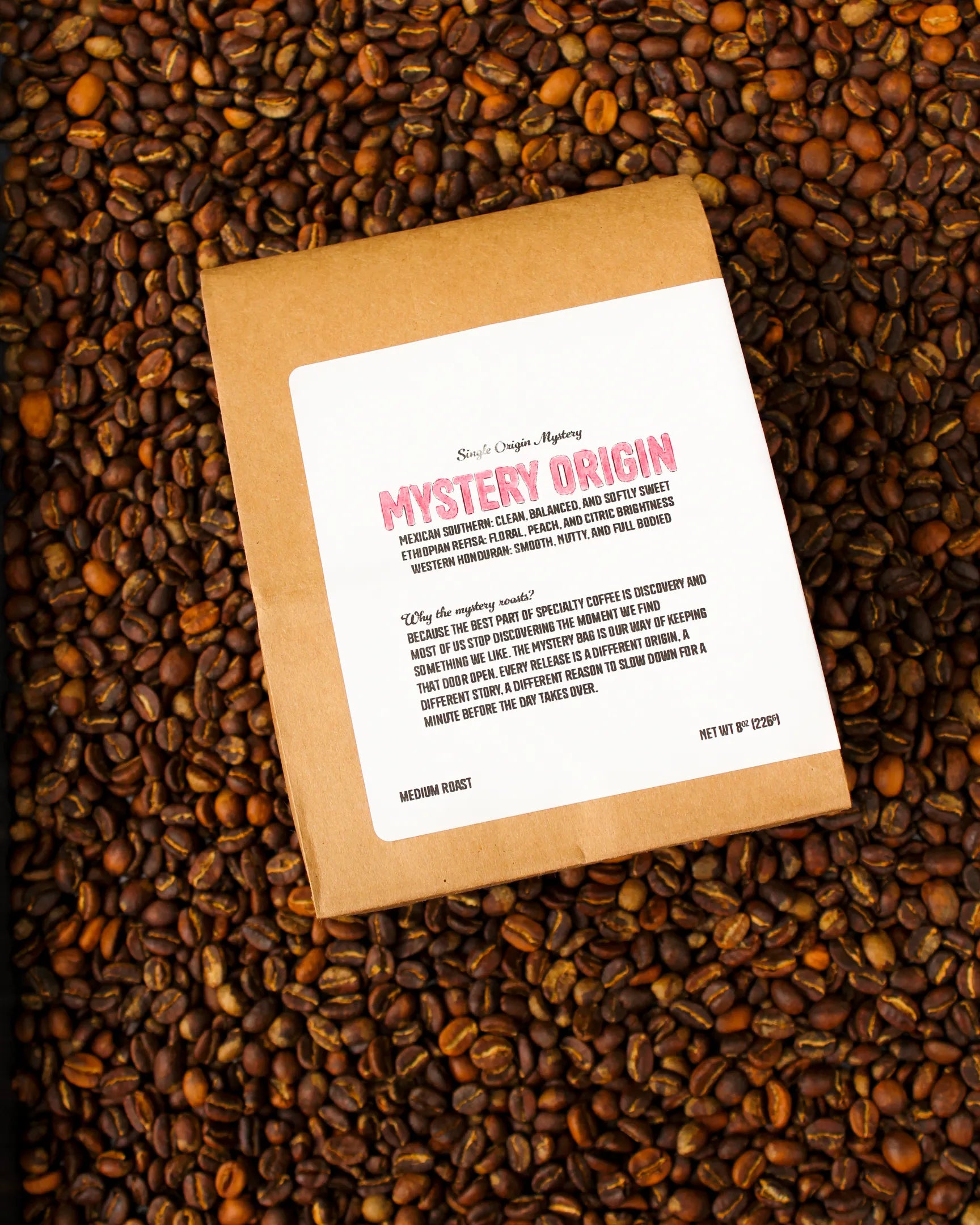 Rooster Crow Coffee Mystery Bag single origin medium roast coffee